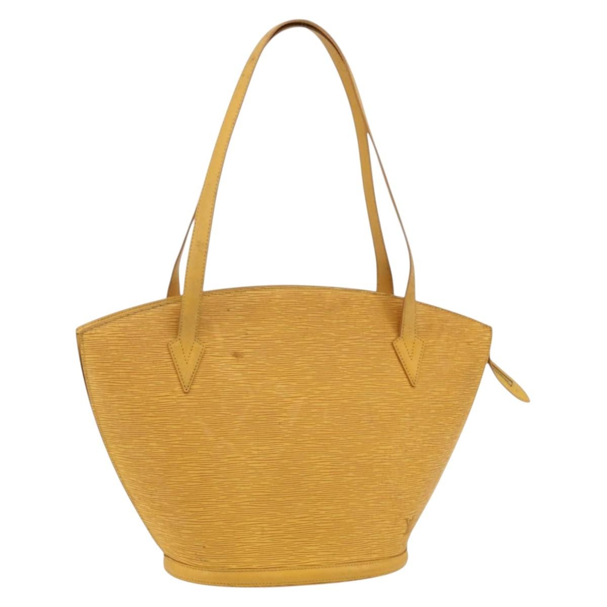 Louis Vuitton Saint Jacques Epi Leather Yellow Leather Shoulder Bag Bag (Pre-Owned)