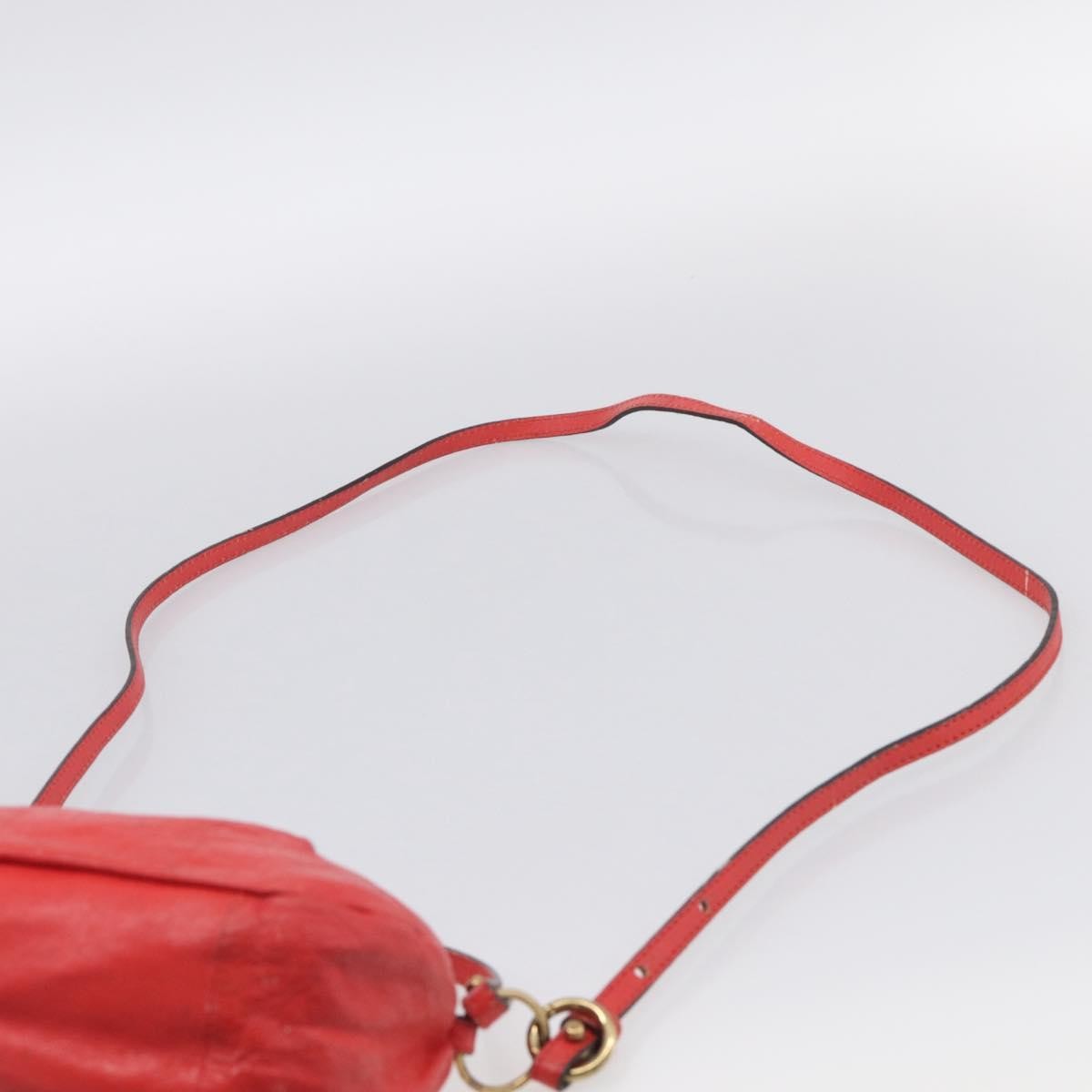 Chloe 2Way Shoulder Bag Leather Red Leather Shoulder Bag Bag (Pre-Owned)