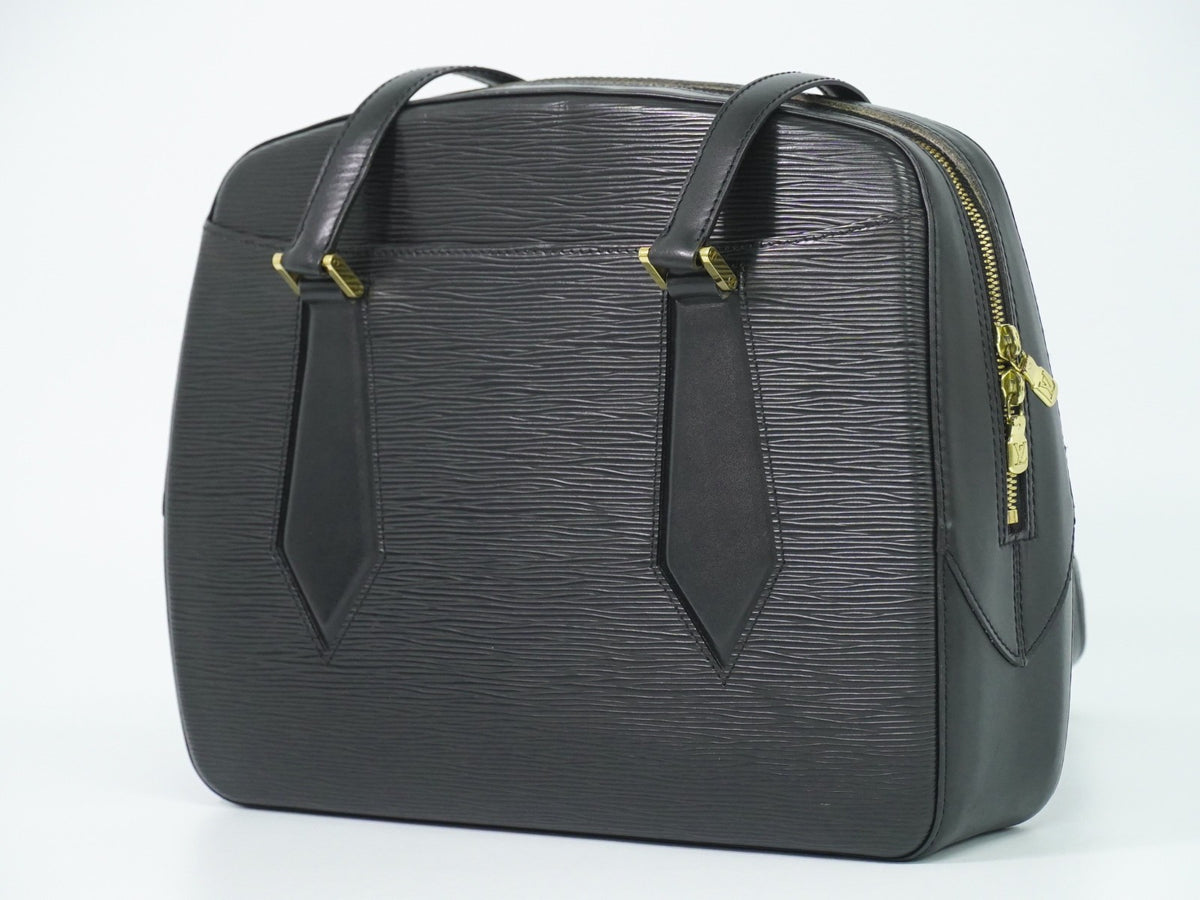 Louis Vuitton Voltaire Epi Leather Black Leather Shoulder Bag Bag (Pre-Owned)