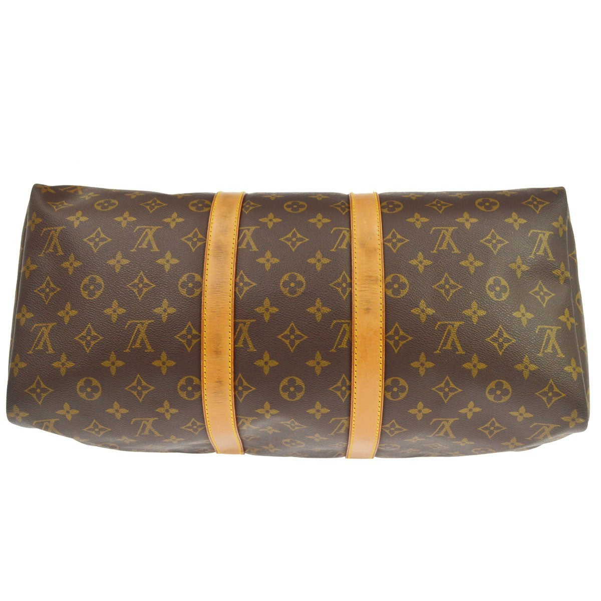 Louis Vuitton Keepall Monogram Canvas Brown Canvas Travel Bag Bag (Pre-Owned)