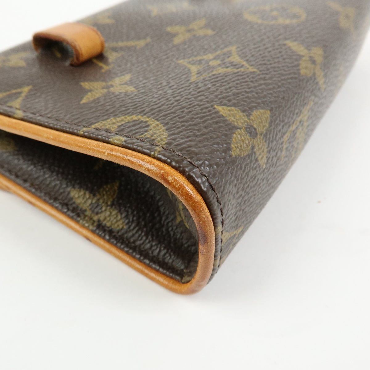 Louis Vuitton Florentine Waist Monogram Canvas Brown Canvas Handbag (Pre-Owned)