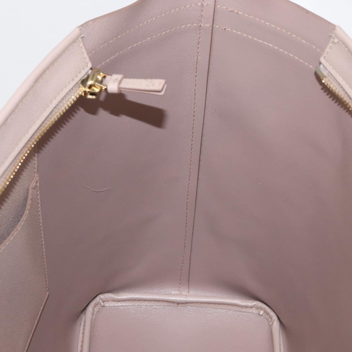 Salvatore Ferragamo Vala Tote Leather Pink Leather Tote Bag Bag (Pre-Owned)