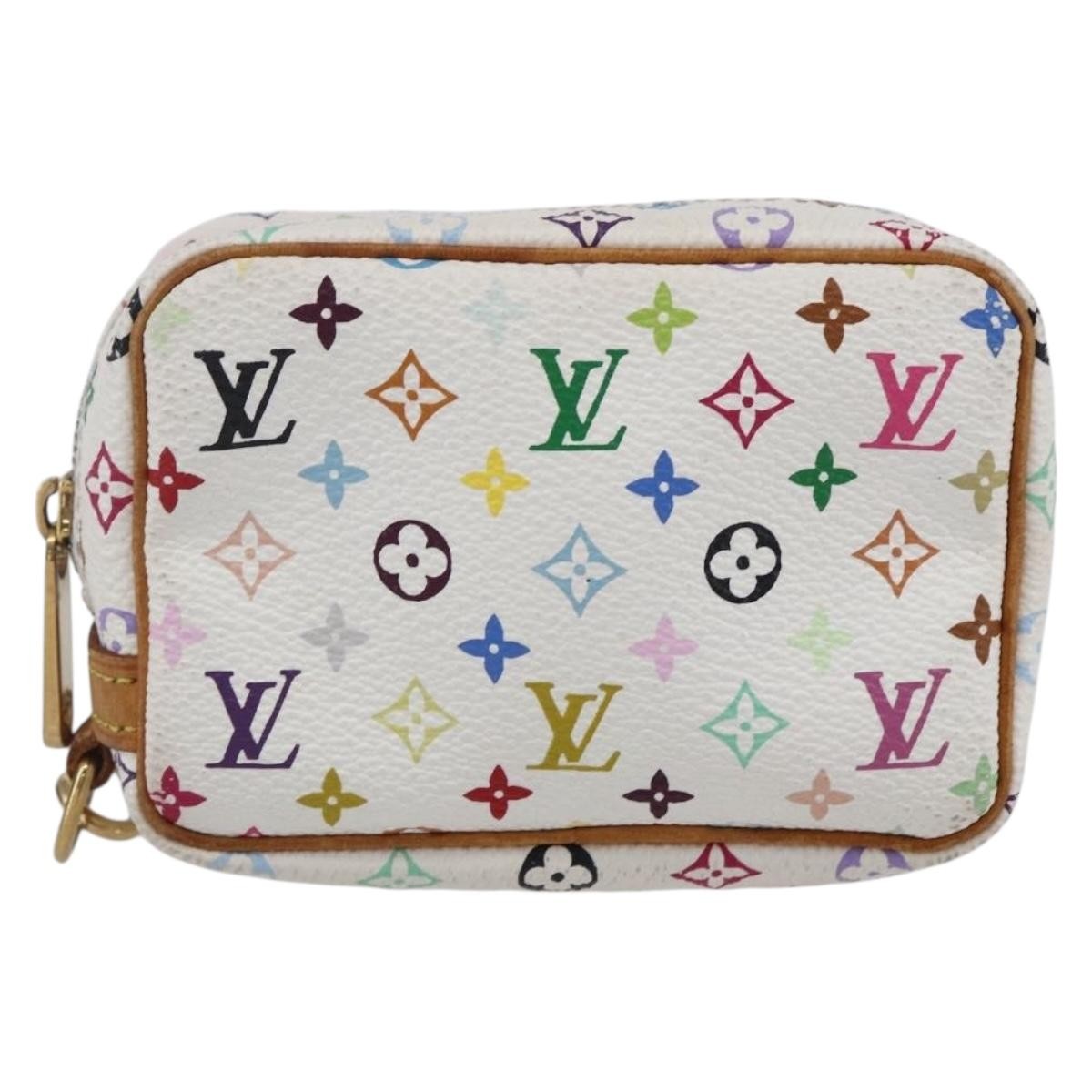 Louis Vuitton Wapity Trousse Monogram Multicolor White Canvas Clutche & Pouche Bag (Pre-Owned)