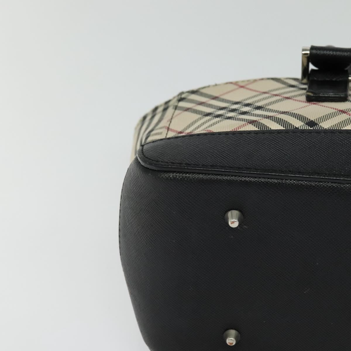 Burberry Nova Check Nova Check Canvas And Leather Beige Canvas Handbag (Pre-Owned)