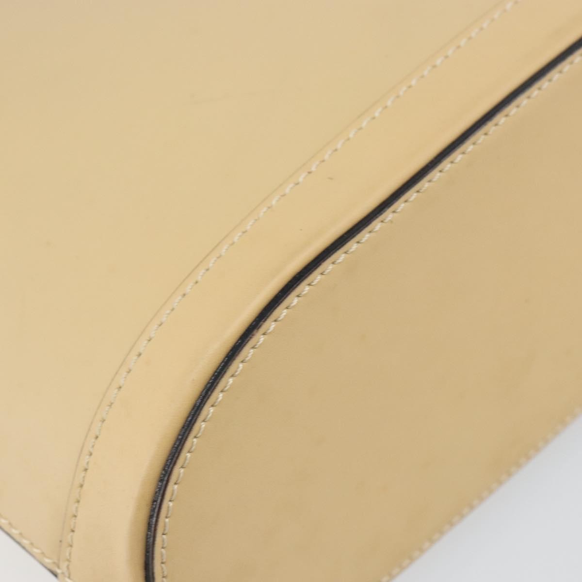 Celine Vintage Leather Beige Leather Shoulder Bag Bag (Pre-Owned)