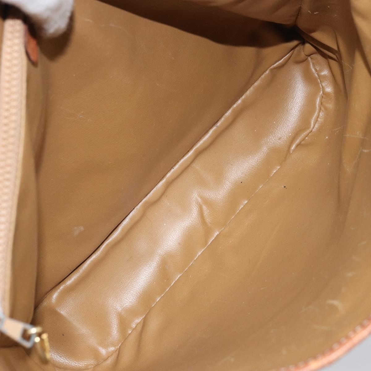 Celine Vintage Macadam Canvas Brown Canvas Shoulder Bag Bag (Pre-Owned)