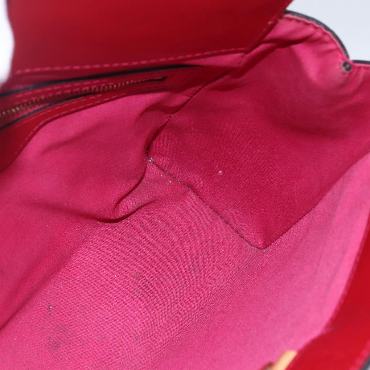 Louis Vuitton Catalina Monogram Vernis Pink Patent_Leather Handbag (Pre-Owned)