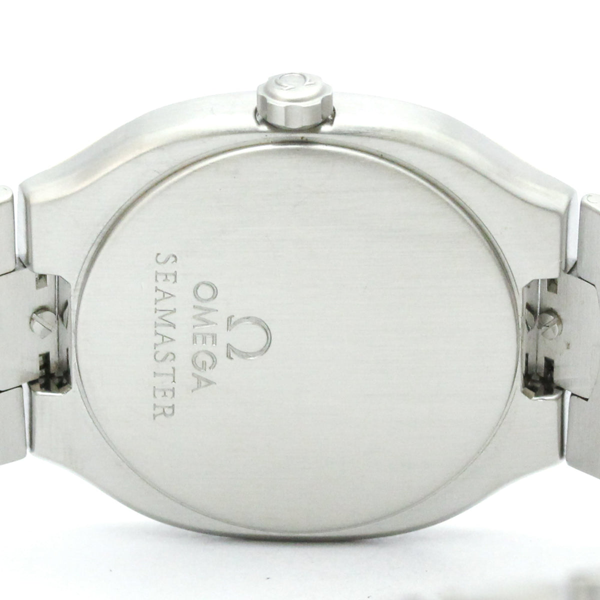Omega Seamaster Polaris Day-Date Quartz Stainless Steel And Yellow Gold (18K) Watch (Pre-Owned)