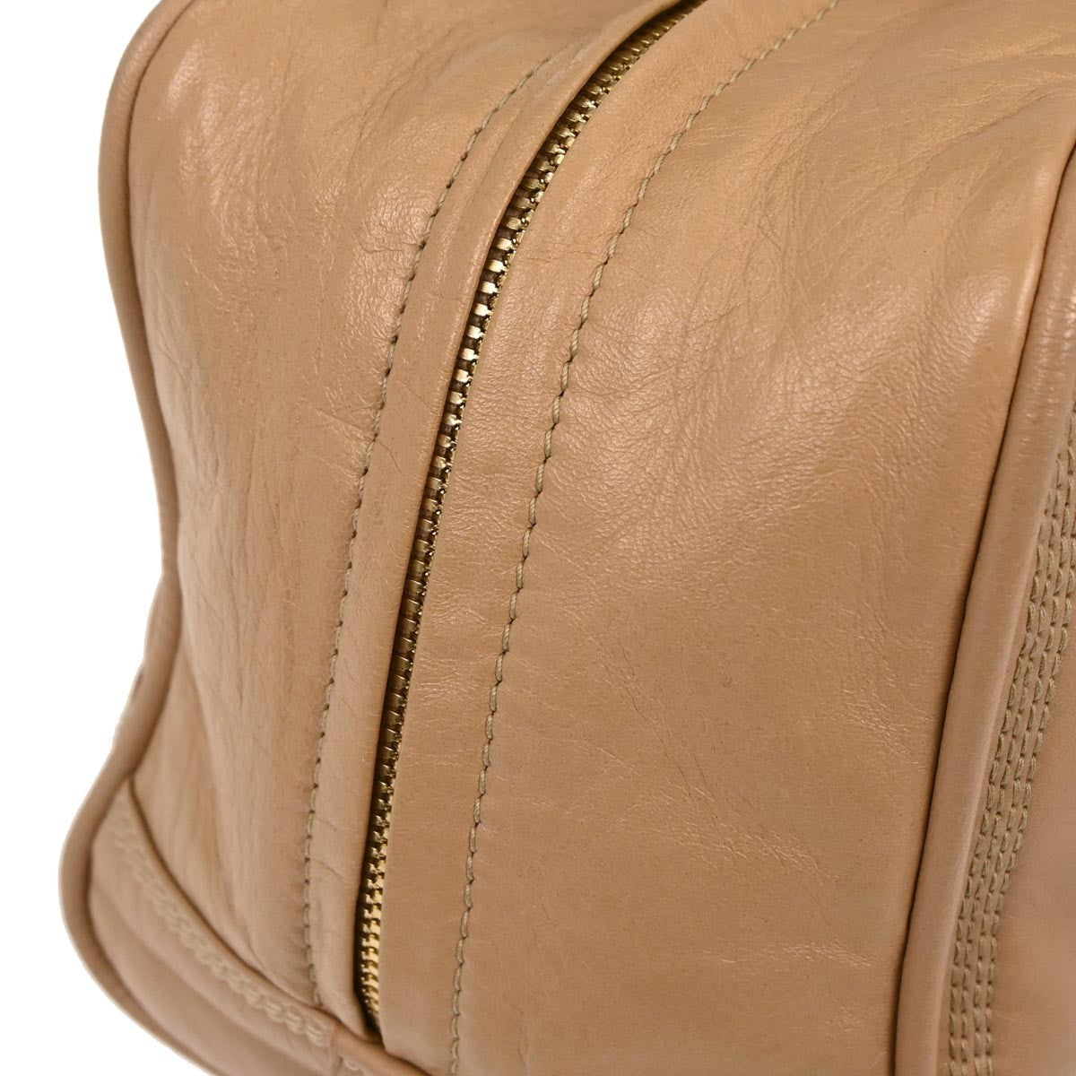 Loewe Amazona Leather Beige Leather Handbag (Pre-Owned)