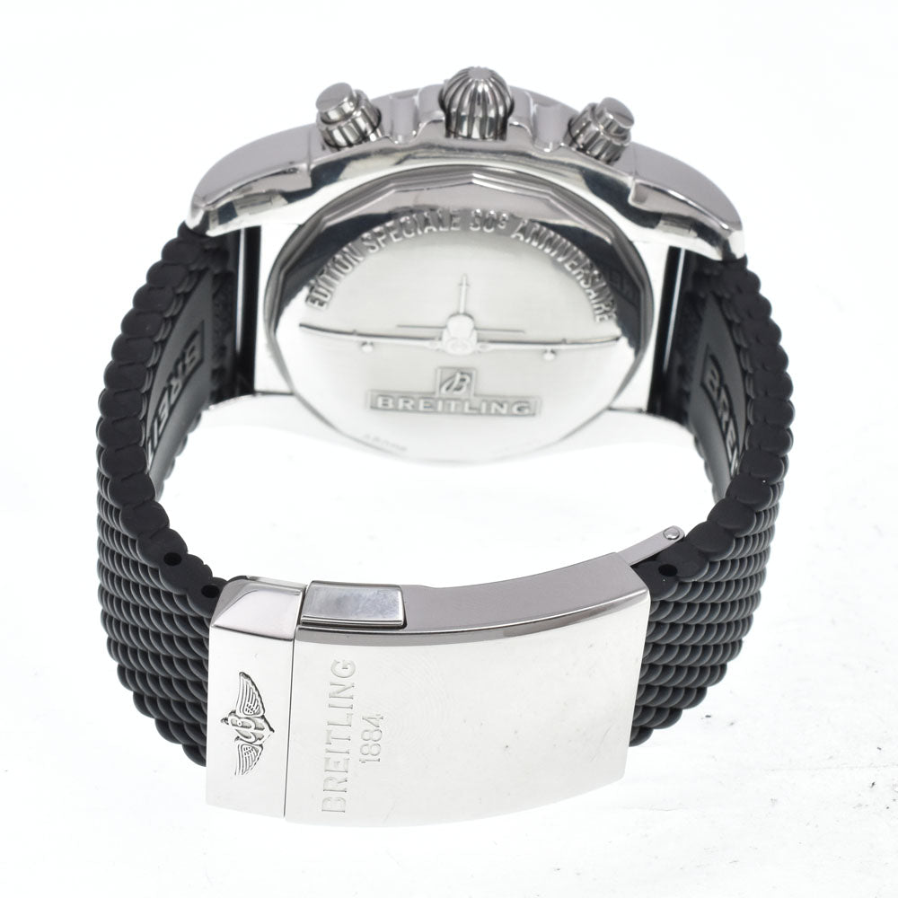 Breitling Chronomat Chronograph Automatic Stainless Steel And Rubber Watch (Pre-Owned)