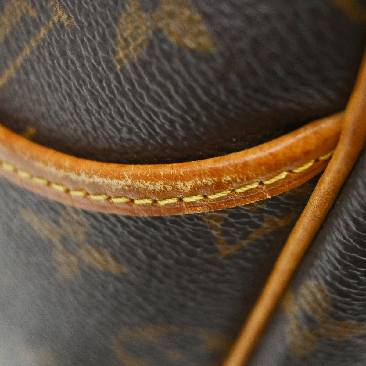 Louis Vuitton Deauville Monogram Brown Canvas Handbag (Pre-Owned)