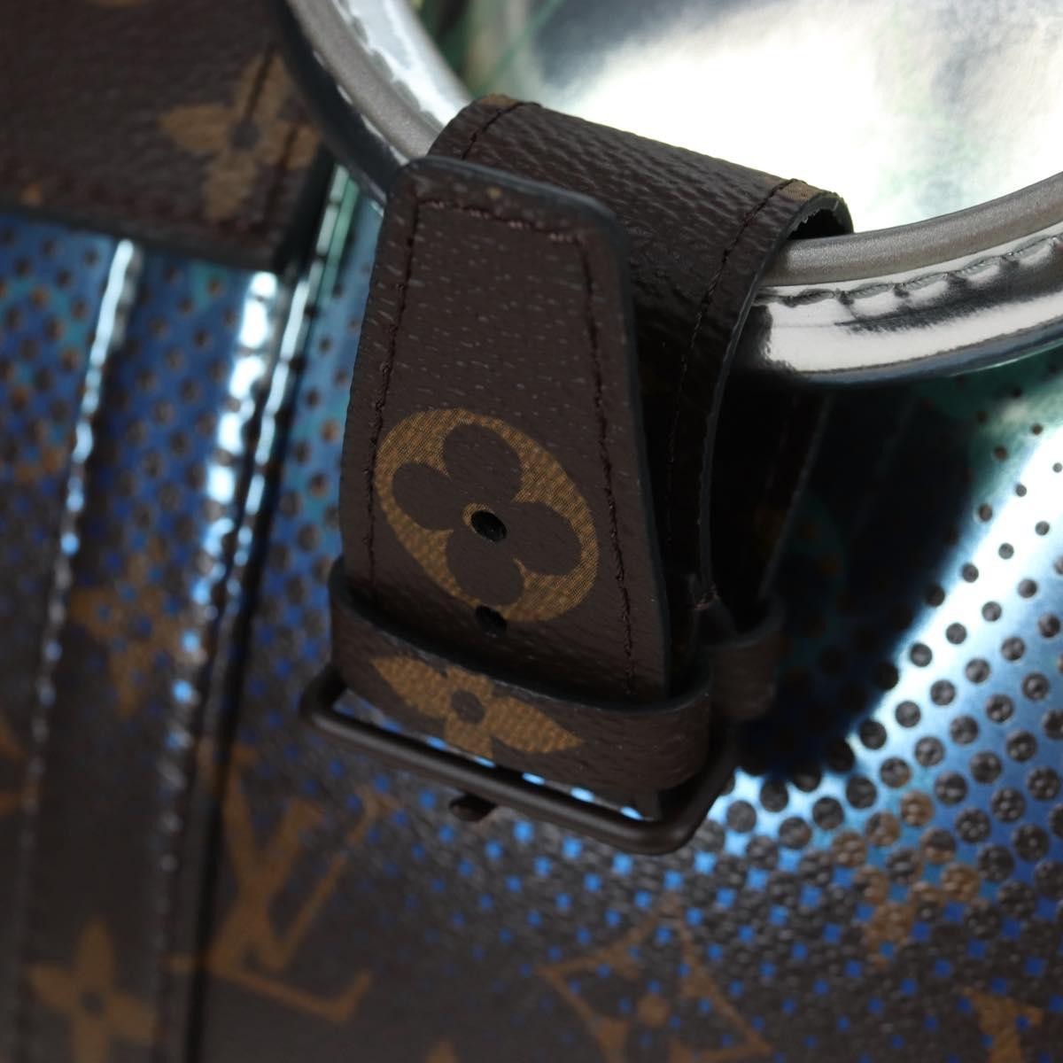 Louis Vuitton Keepall Bandouliere Limited Edition Metallic Nebula Monogram Canvas Metallic Canvas Travel Bag Bag (Pre-Owned)