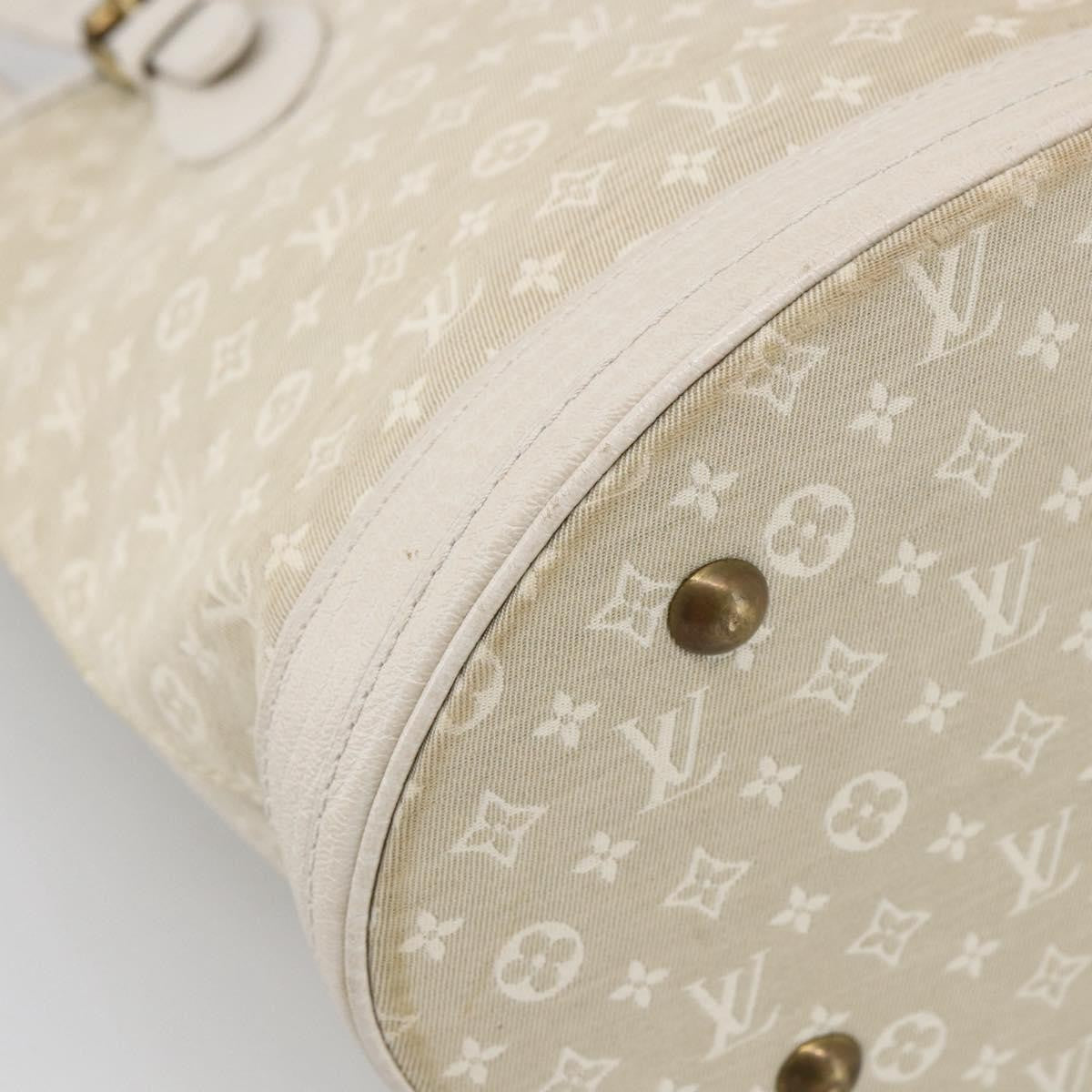 Louis Vuitton Petit Bucket Mini Lin Beige Canvas Shoulder Bag Bag (Pre-Owned)