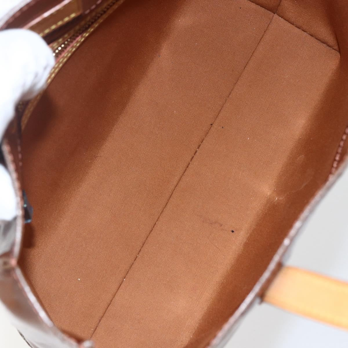 Louis Vuitton Reade Monogram Vernis Brown Patent_Leather Handbag (Pre-Owned)