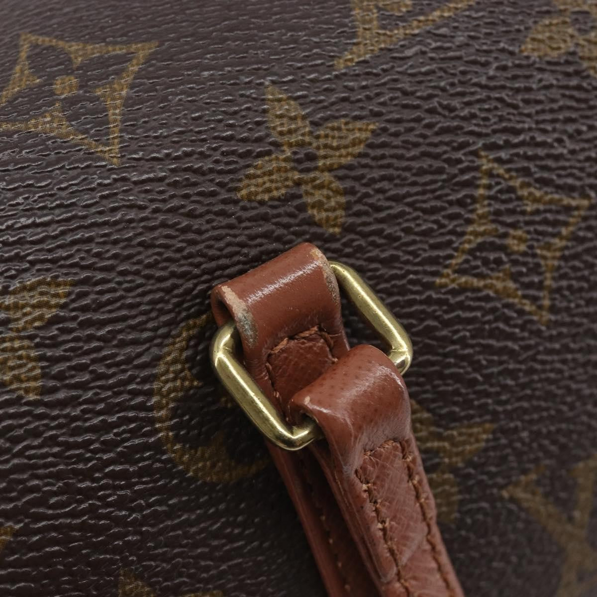 Louis Vuitton Papillon Monogram Canvas Brown Canvas Handbag (Pre-Owned)