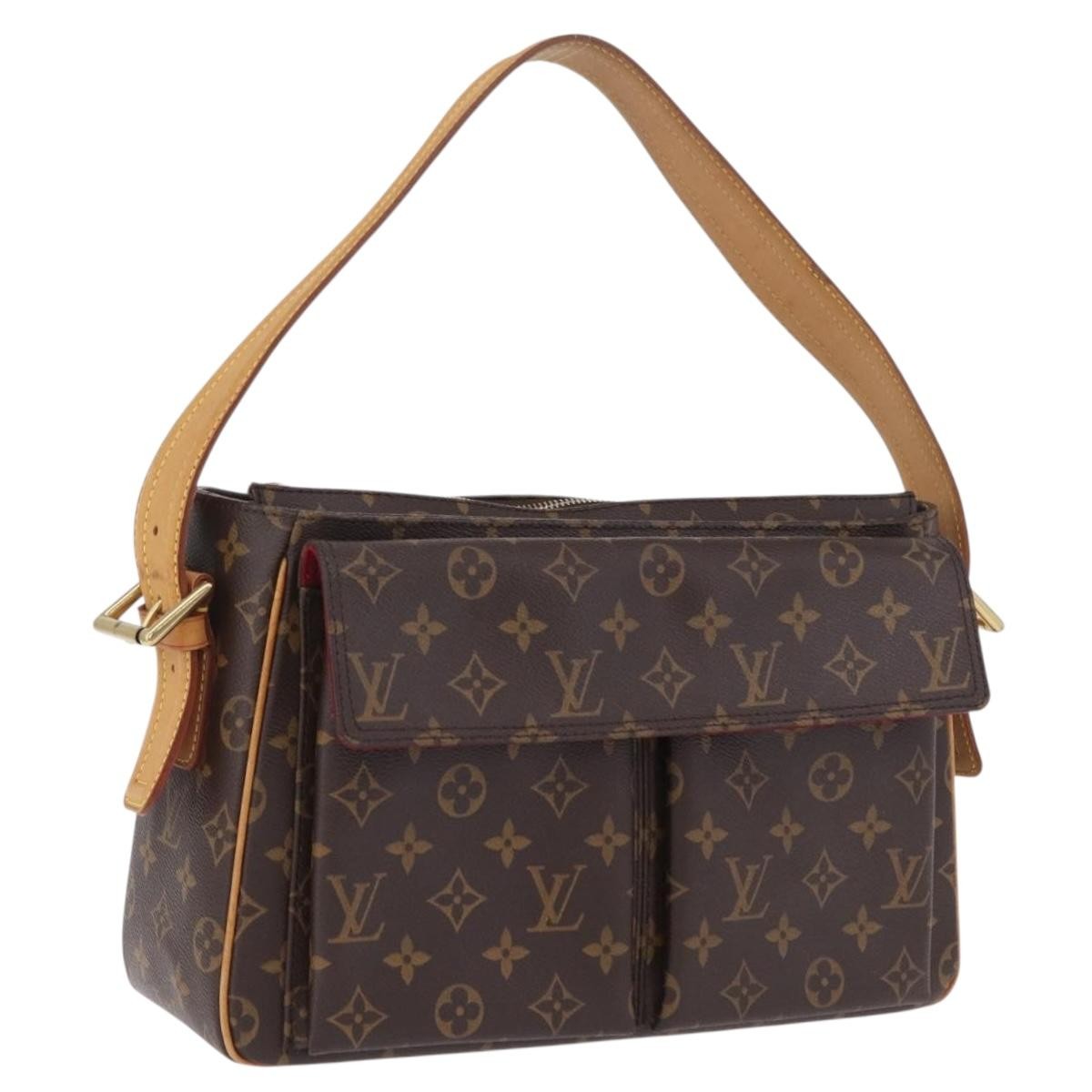 Louis Vuitton Viva Cite Monogram Canvas Brown Canvas Handbag (Pre-Owned)