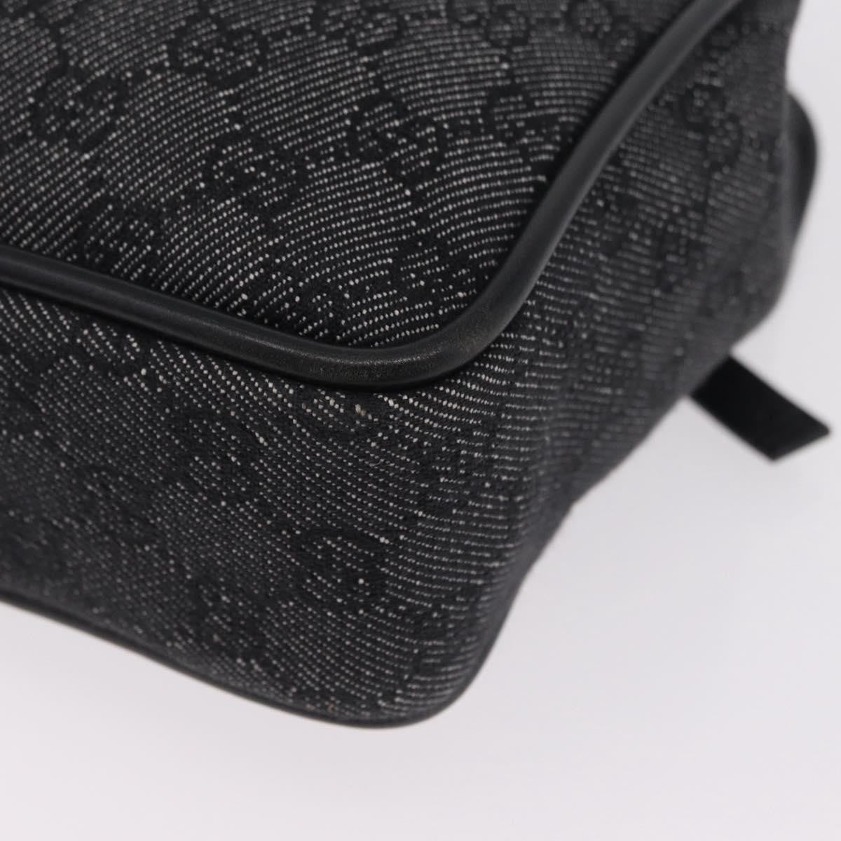 Gucci Gg Canvas Canvas Black Canvas Tote Bag Bag (Pre-Owned)