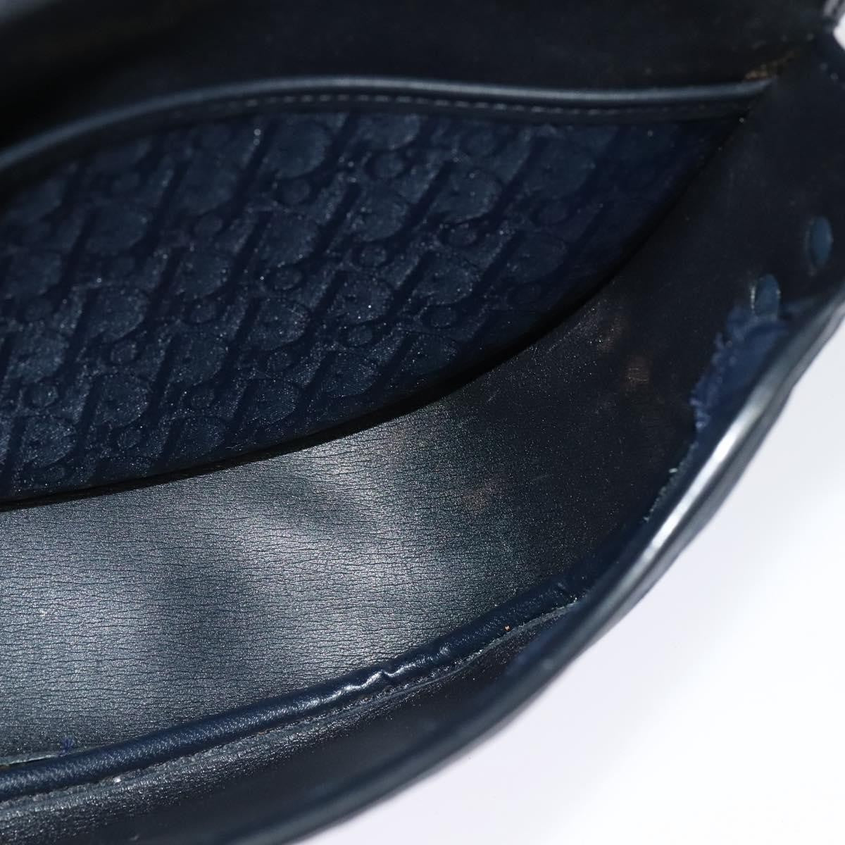 Christian Dior Vintage Trotter Canvas Navy Canvas Shoulder Bag Bag (Pre-Owned)