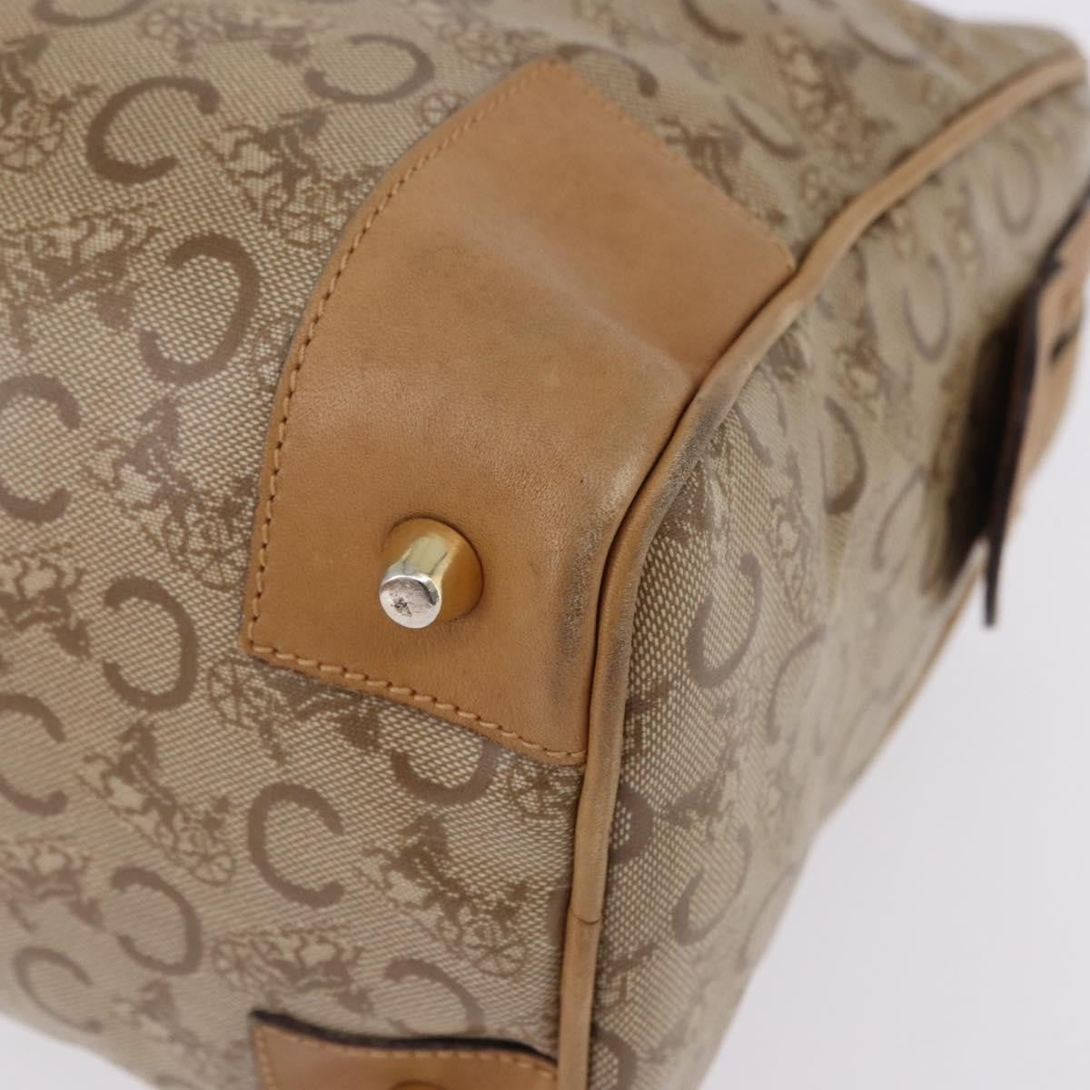 Celine C Macadam Canvas Beige Canvas Handbag (Pre-Owned)