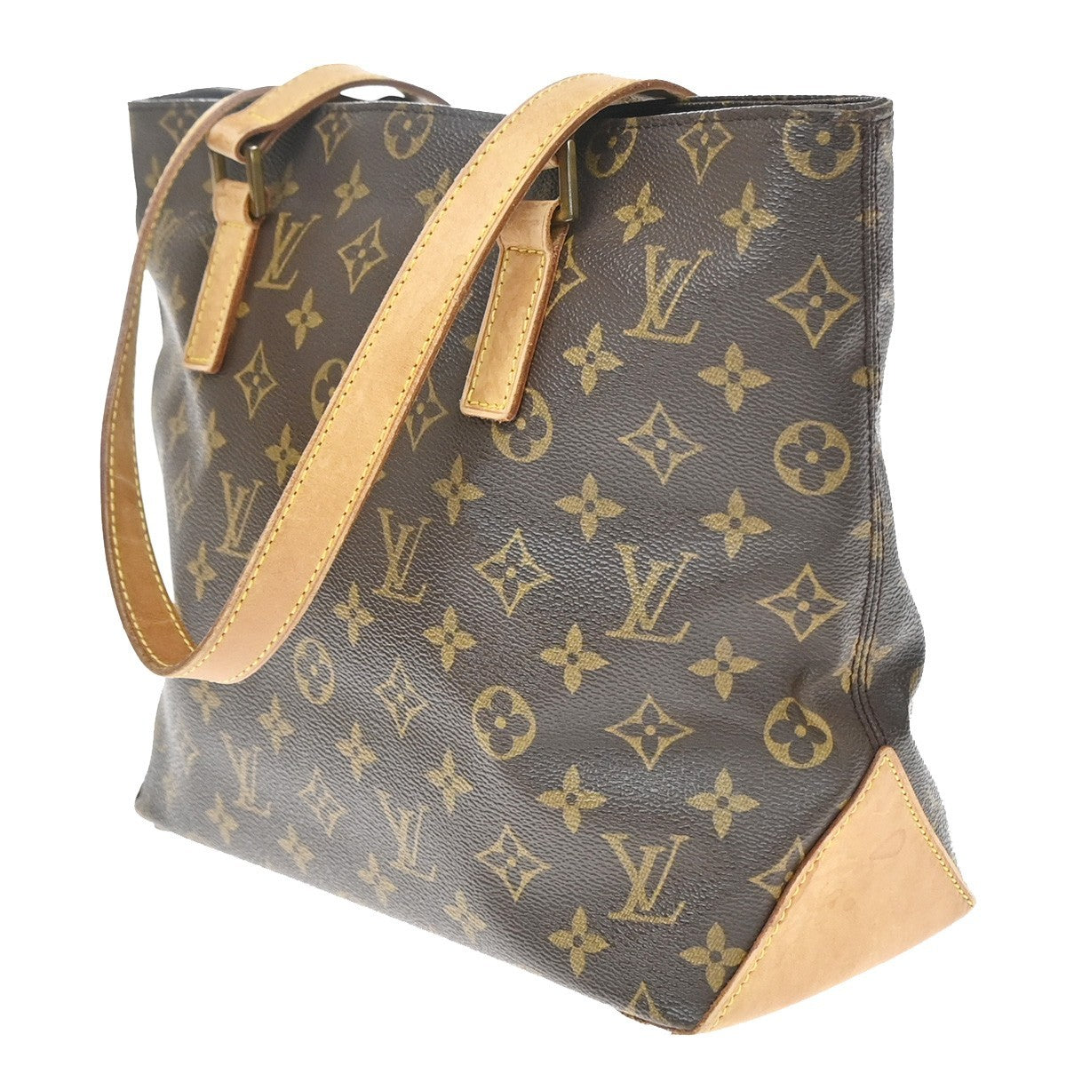 Louis Vuitton Cabas Piano Monogram Canvas Brown Canvas Tote Bag Bag (Pre-Owned)