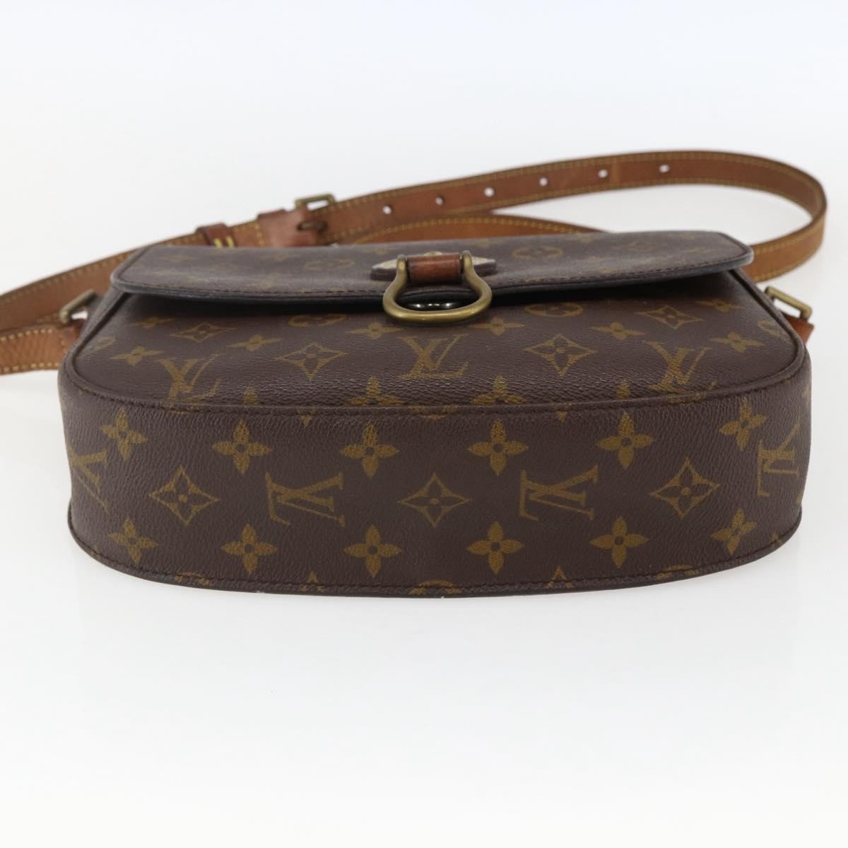 Louis Vuitton Saint Cloud Monogram Canvas Brown Canvas Shoulder Bag Bag (Pre-Owned)