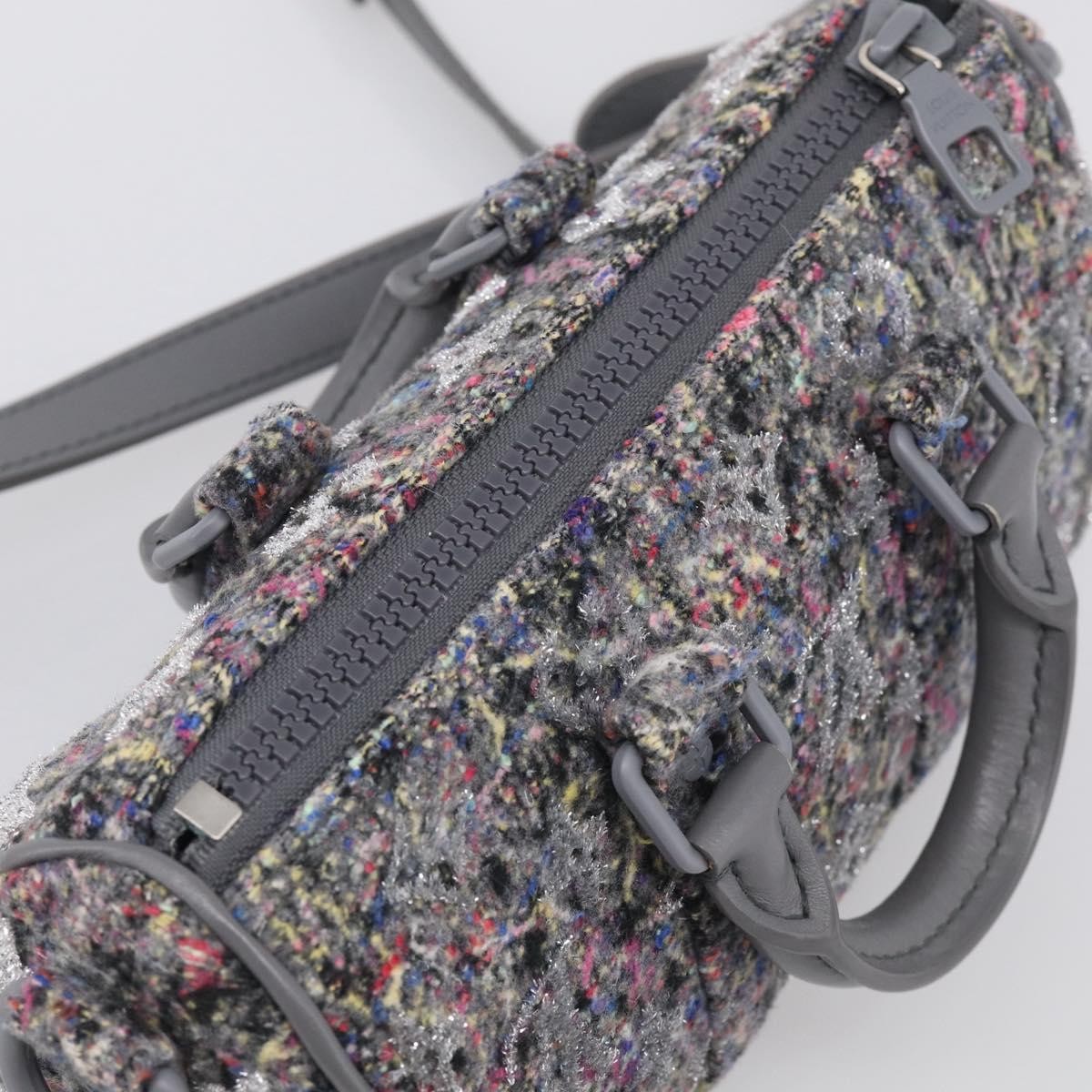 Louis Vuitton Keepall Bandouliere Lv Felt Multicolour Textile Travel Bag Bag (Pre-Owned)