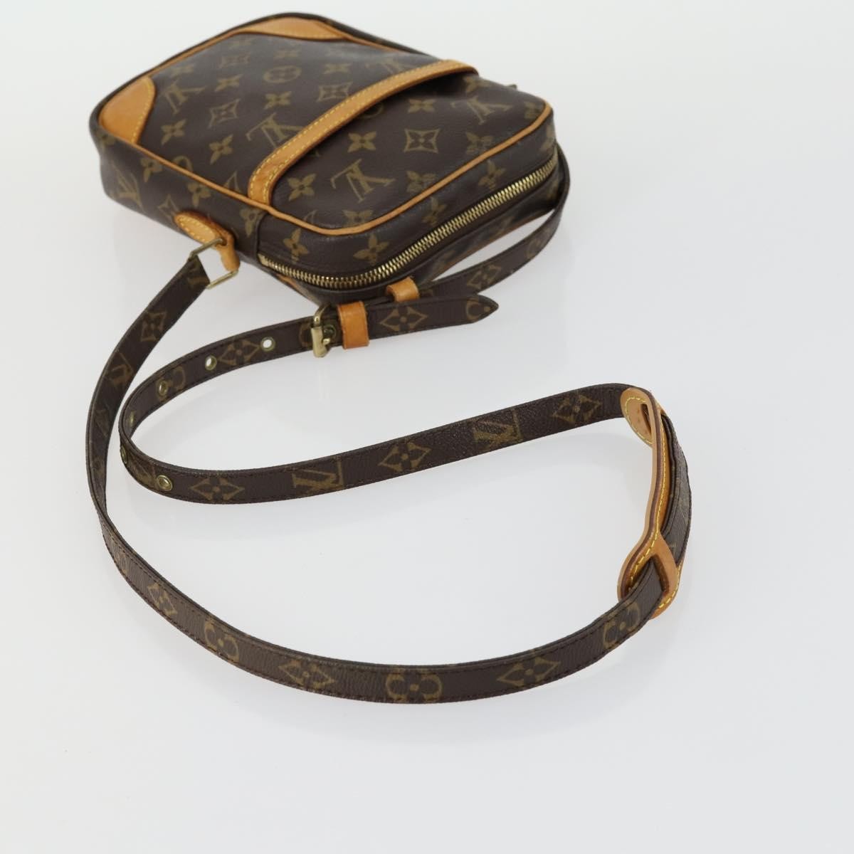 Louis Vuitton Danube Monogram Canvas Brown Canvas Shoulder Bag Bag (Pre-Owned)
