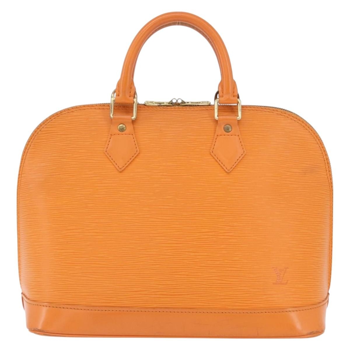 Louis Vuitton Vintage Alma Epi Leather Orange Leather Handbag (Pre-Owned)