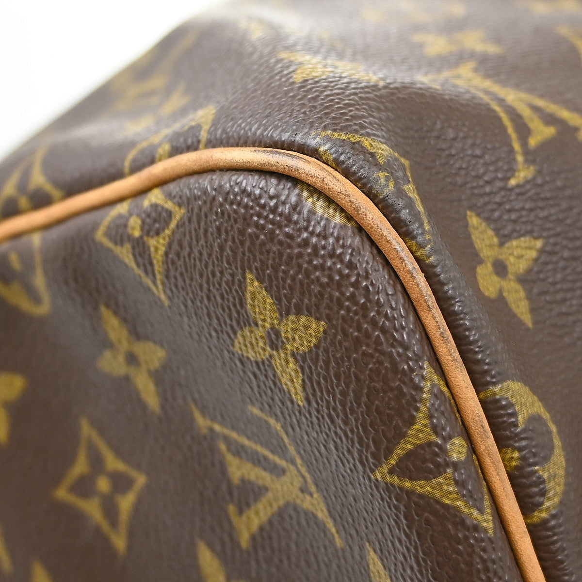 Louis Vuitton Keepall Monogram Canvas Brown Canvas Travel Bag Bag (Pre-Owned)