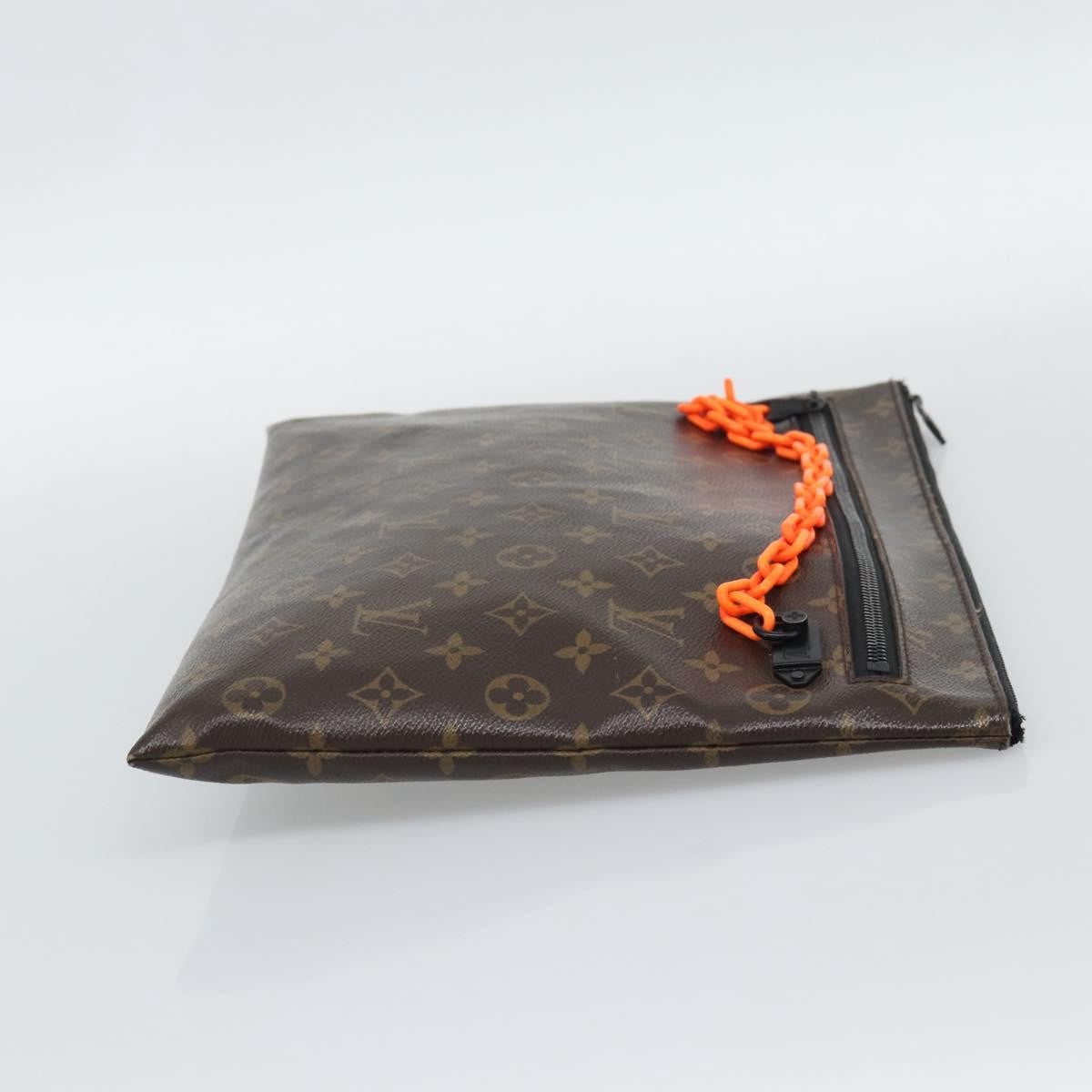 Louis Vuitton Solar Ray A4 Monogram Canvas Brown Canvas Clutche & Pouche Bag (Pre-Owned)