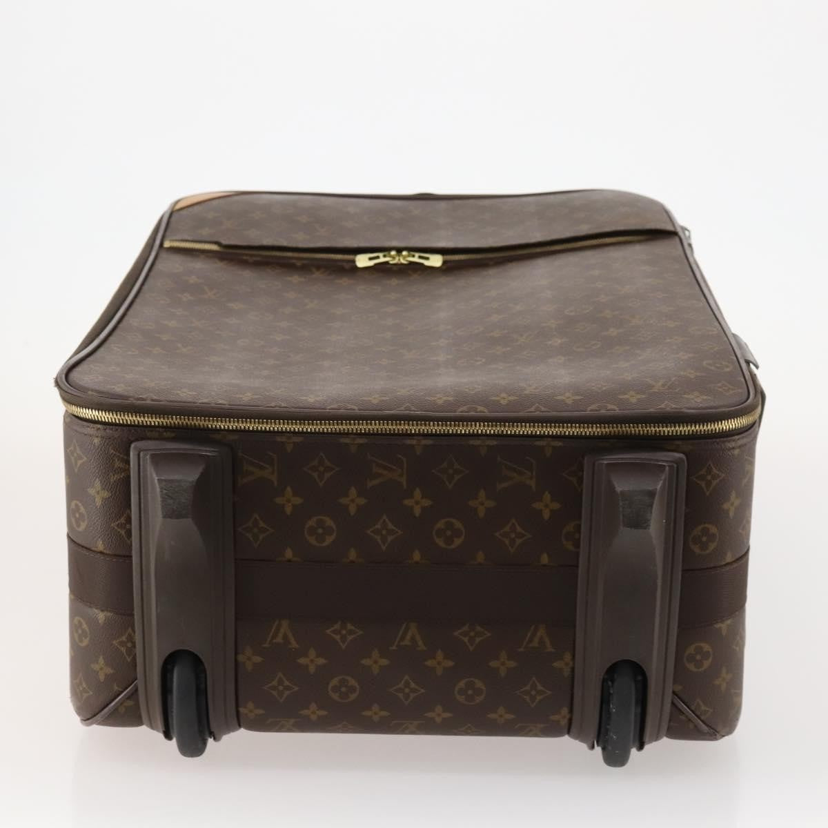 Louis Vuitton Pegase Luggage Monogram Canvas Brown Canvas Travel Bag Bag (Pre-Owned)