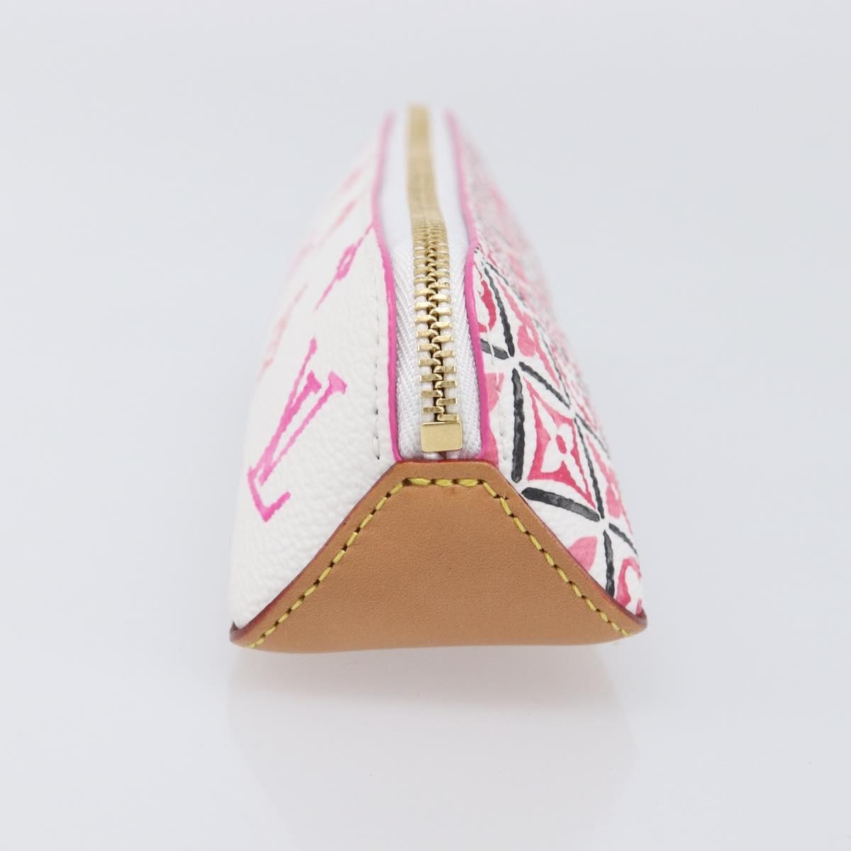 Louis Vuitton Elizabeth Pencil Limited Edition Escale Monogram Giant Pink Canvas Clutche & Pouche Bag (Pre-Owned)