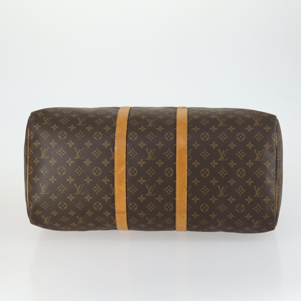 Louis Vuitton Keepall Monogram Canvas Brown Canvas Travel Bag Bag (Pre-Owned)