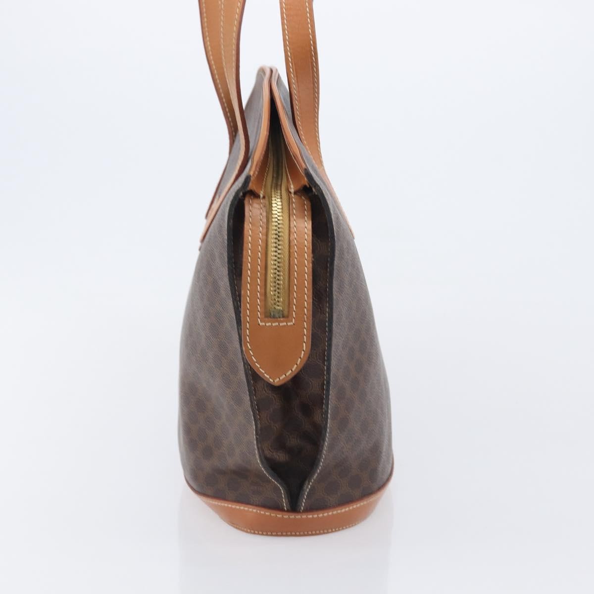 Celine Macadam Canvas And Leather Brown Canvas Tote Bag Bag (Pre-Owned)
