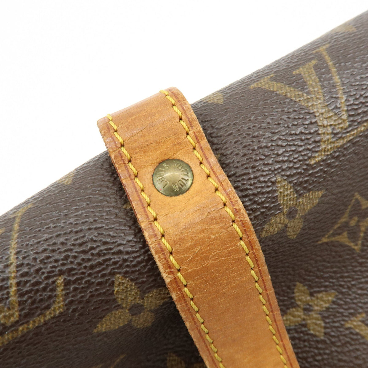 Louis Vuitton Saumur Monogram Canvas Brown Canvas Shoulder Bag Bag (Pre-Owned)