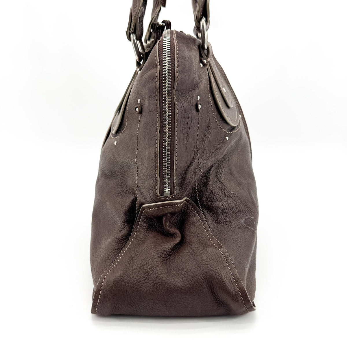 Chloe Paddington Leather Brown Leather Handbag (Pre-Owned)