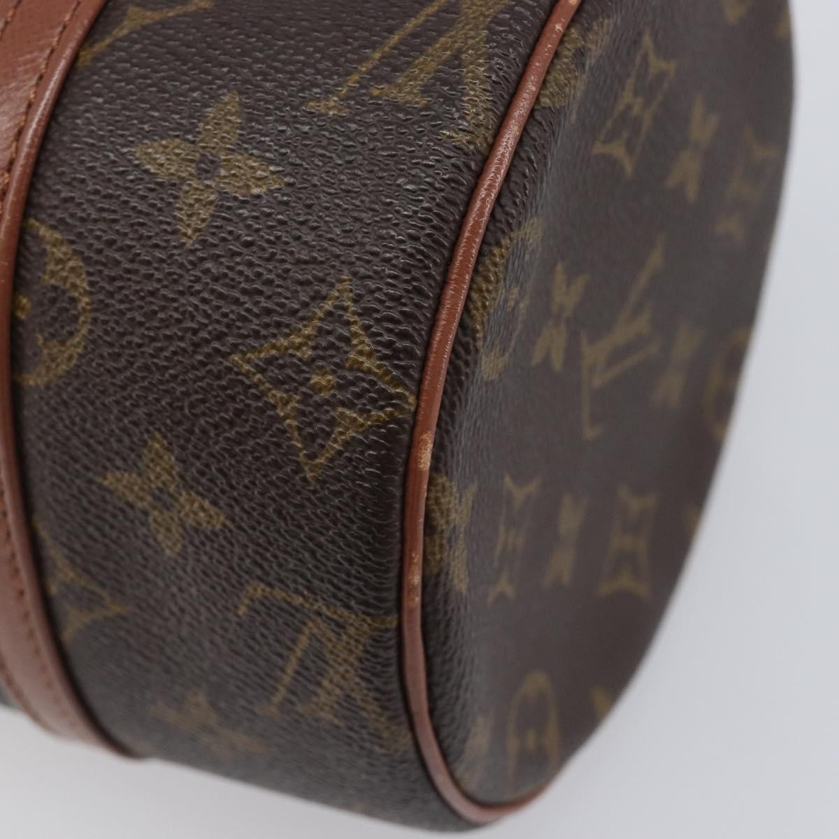 Louis Vuitton Papillon Monogram Canvas Brown Canvas Handbag (Pre-Owned)