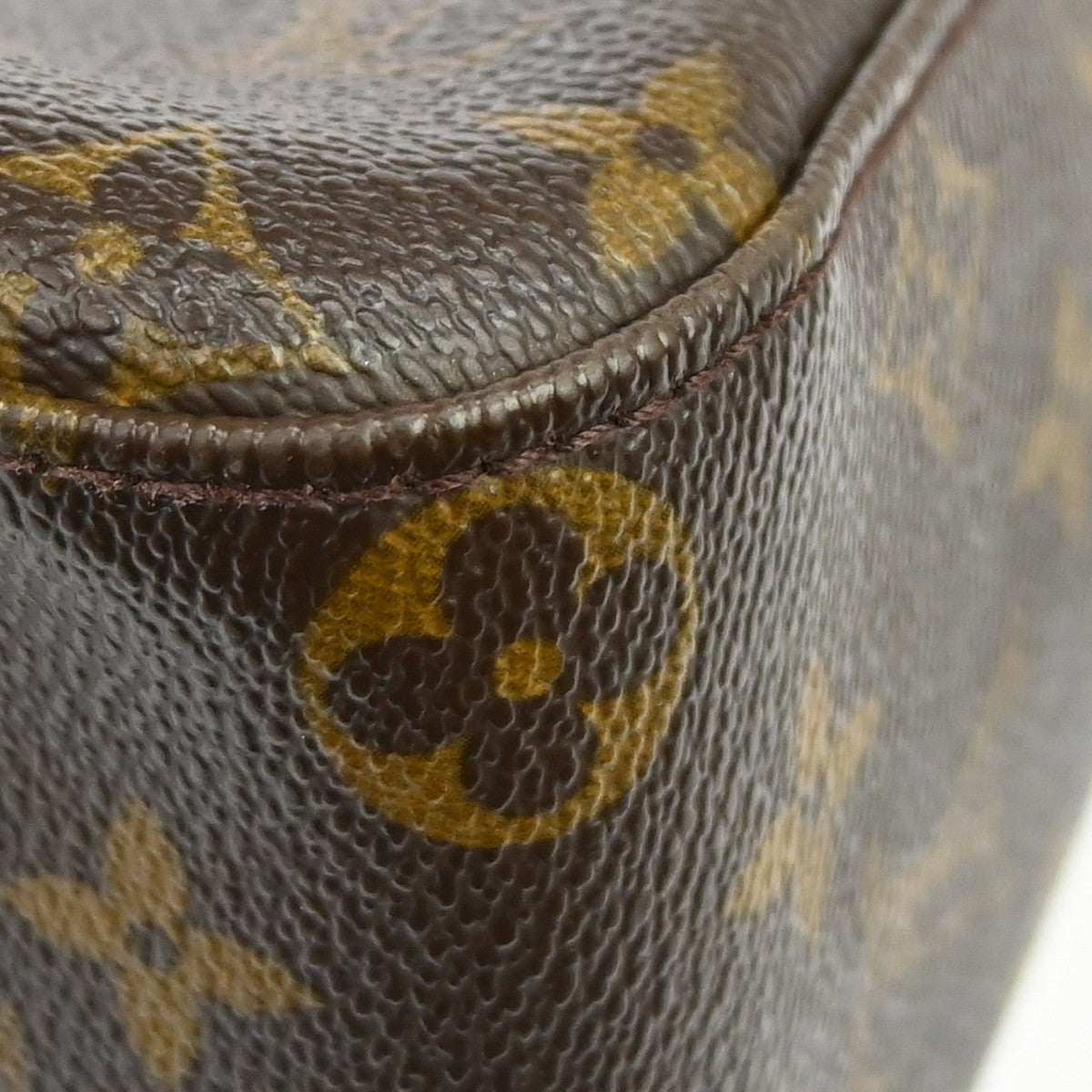 Louis Vuitton Looping Monogram Canvas Brown Canvas Handbag (Pre-Owned)