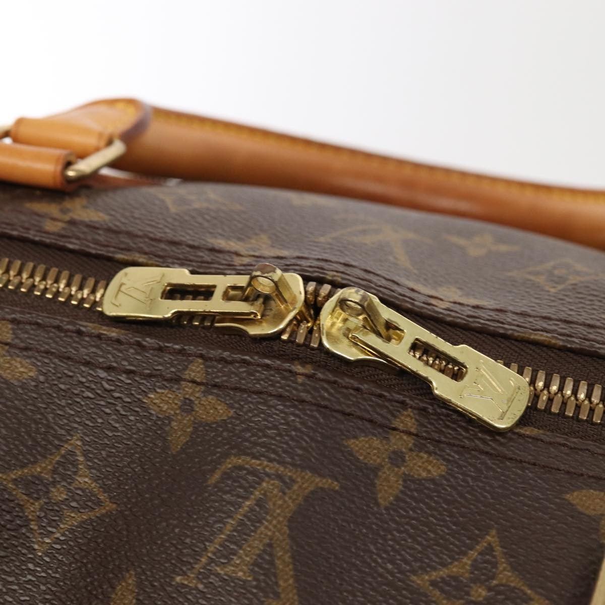 Louis Vuitton Keepall Monogram Canvas Brown Canvas Travel Bag Bag (Pre-Owned)