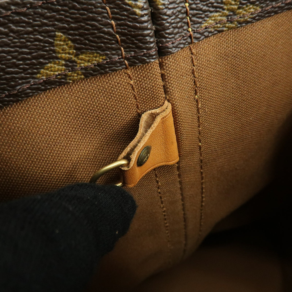 Louis Vuitton Randonnee Monogram Canvas Brown Canvas Backpack Bag (Pre-Owned)
