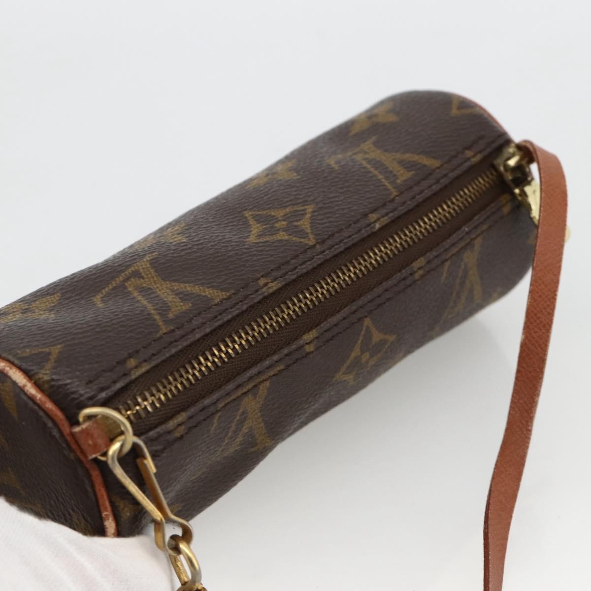 Louis Vuitton Papillon Pochette Monogram Canvas Brown Canvas Clutche & Pouche Bag (Pre-Owned)