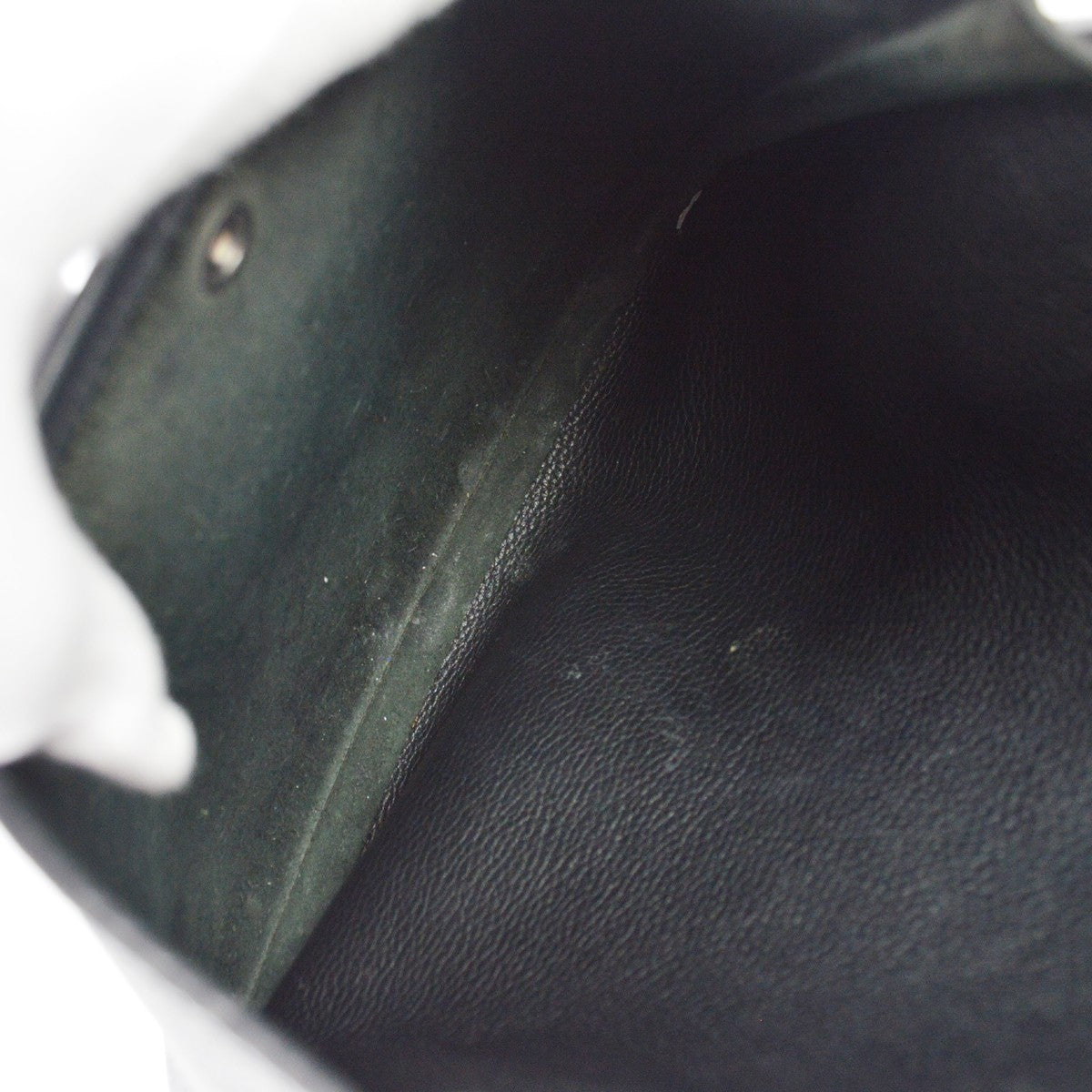 Hermes Evelyne Bag Gen Ii Clemence Black Leather Handbag (Pre-Owned)