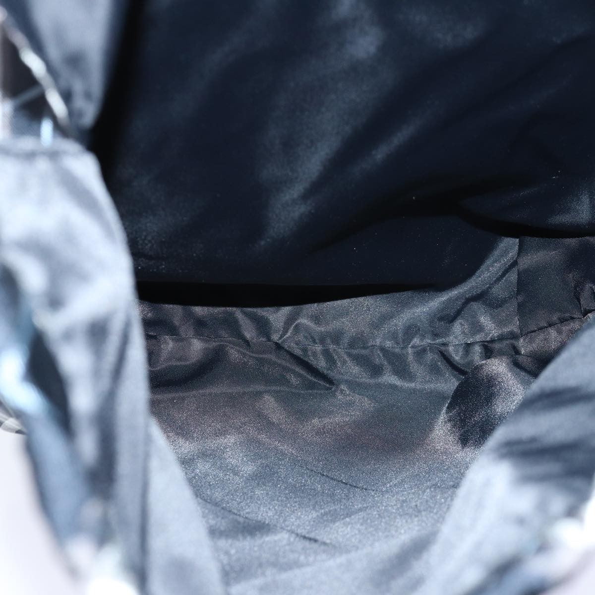 Burberry Nova Check Blue Label Nylon Black Nylon Clutche & Pouche Bag (Pre-Owned)