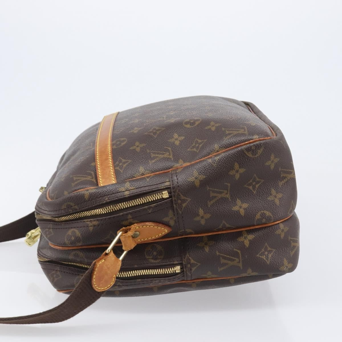 Louis Vuitton Reporter Monogram Brown Canvas Shoulder Bag Bag (Pre-Owned)