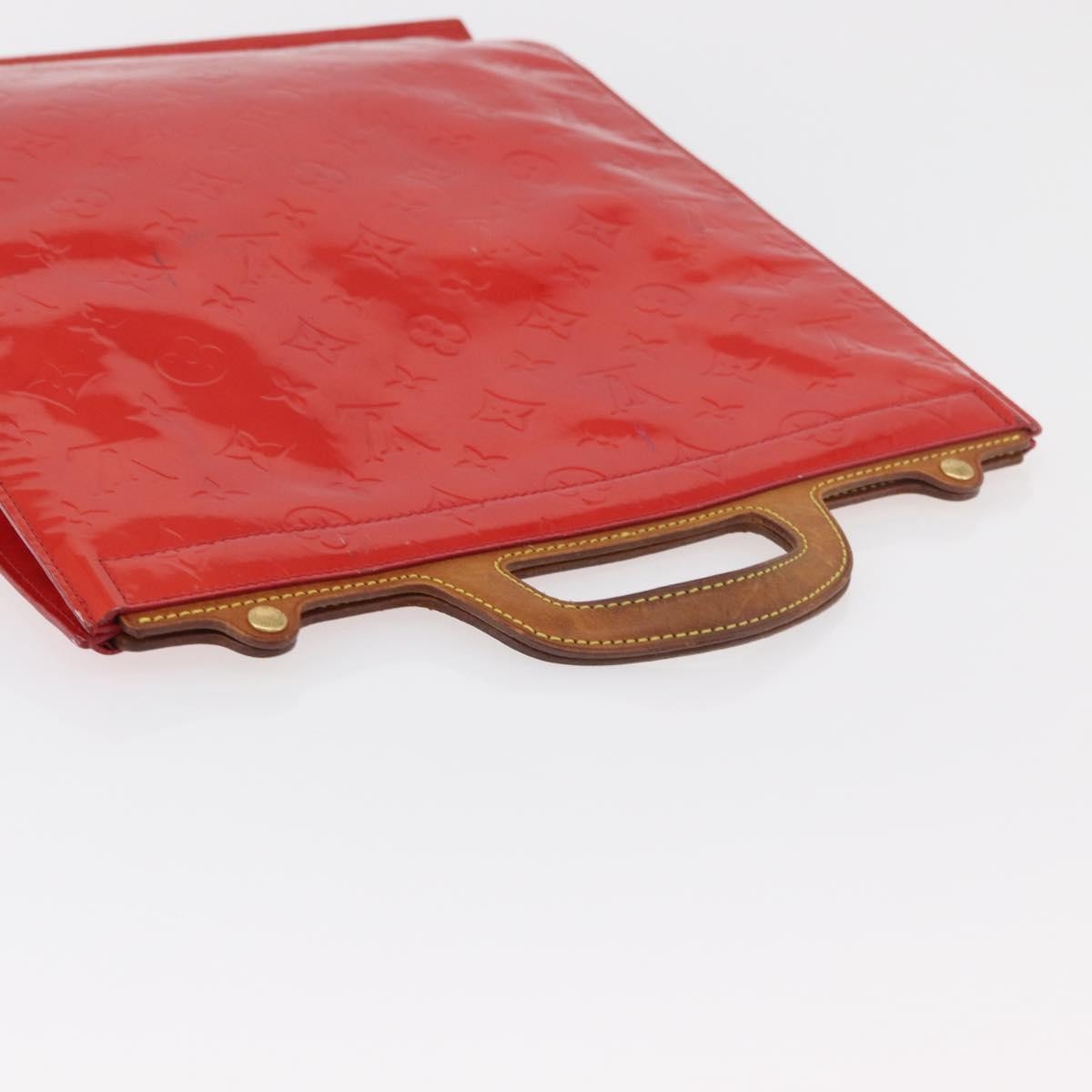 Louis Vuitton Stanton Monogram Vernis Red Patent_Leather Tote Bag Bag (Pre-Owned)