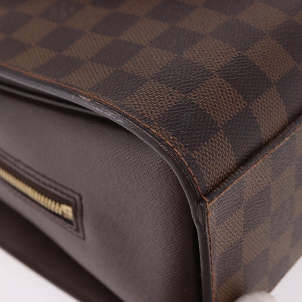 Louis Vuitton Triana Damier Brown Canvas Handbag (Pre-Owned)