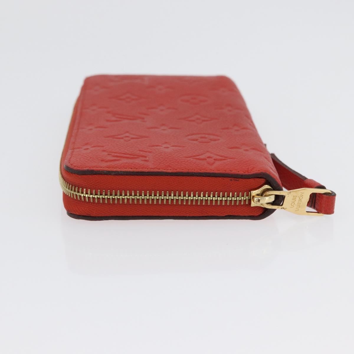 Louis Vuitton Portefeuille Zippy Monogramme Empreinte Monogramme Empreinte Orange Leather Wallets Accessory (Pre-Owned)