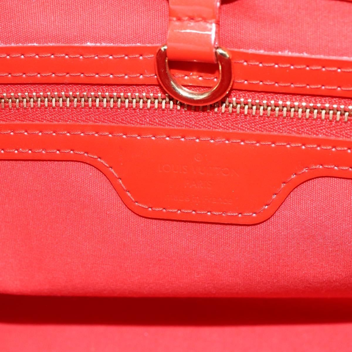 Louis Vuitton Wilshire Monogram Vernis Orange Patent_Leather Tote Bag Bag (Pre-Owned)