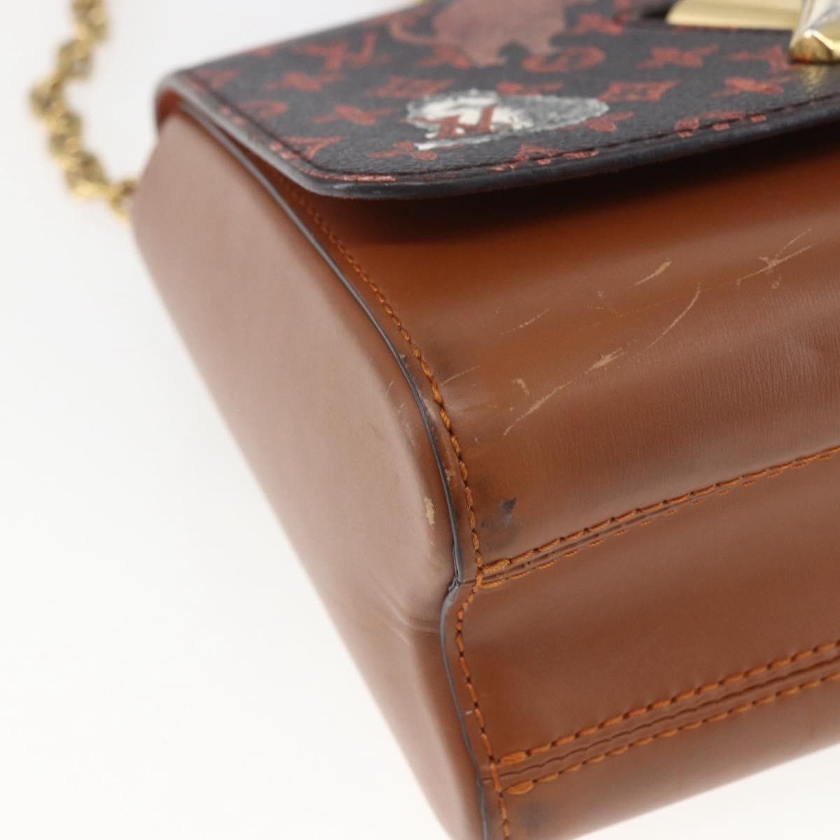 Louis Vuitton Twist Limited Edition Grace Coddington Catogram Canvas Brown Canvas Shoulder Bag Bag (Pre-Owned)