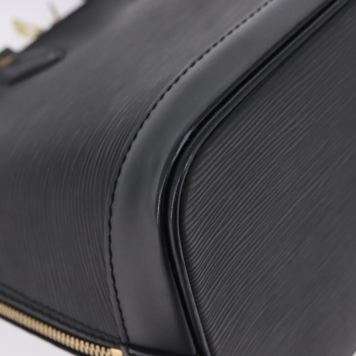 Louis Vuitton Alma Epi Leather Black Leather Handbag (Pre-Owned)